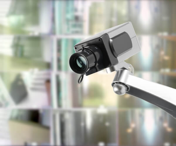 Commercial security cameras installed for a Frisco business property